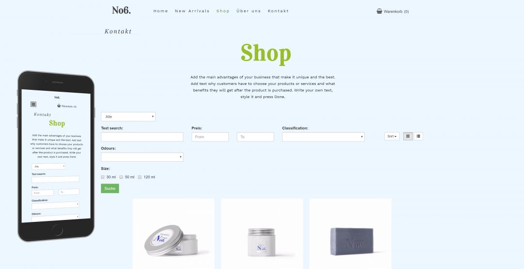 Create an online shop, design pattern 3